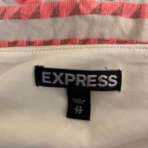 Express Aztec Sequin Mini Skirt - Picture 3 of 3